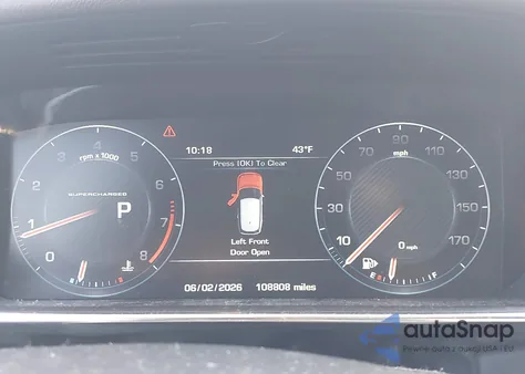 2015 Land Rover Range Rover 5.0L V8 Supercharged из США, поврежденный, VIN SALGS2TFXFA213537